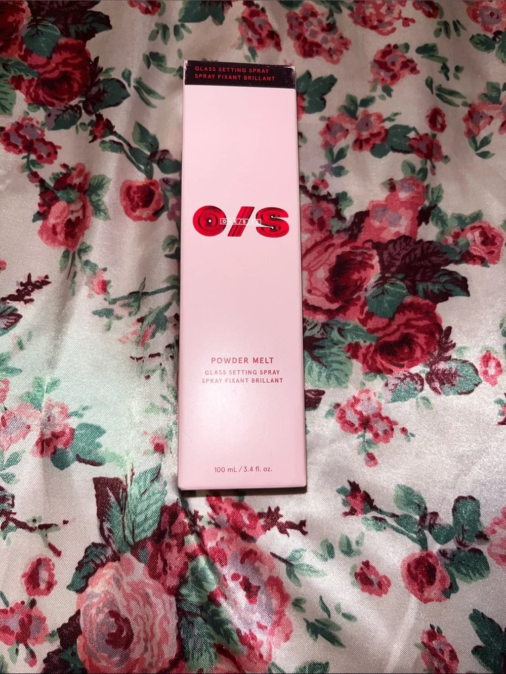 Powder Melt Glass Setting Spray — Pink
